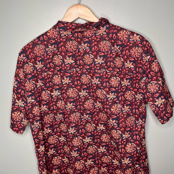 GAP Linen Cotton Vacay Shirt - Tropical Paisley - Picture 9 of 13